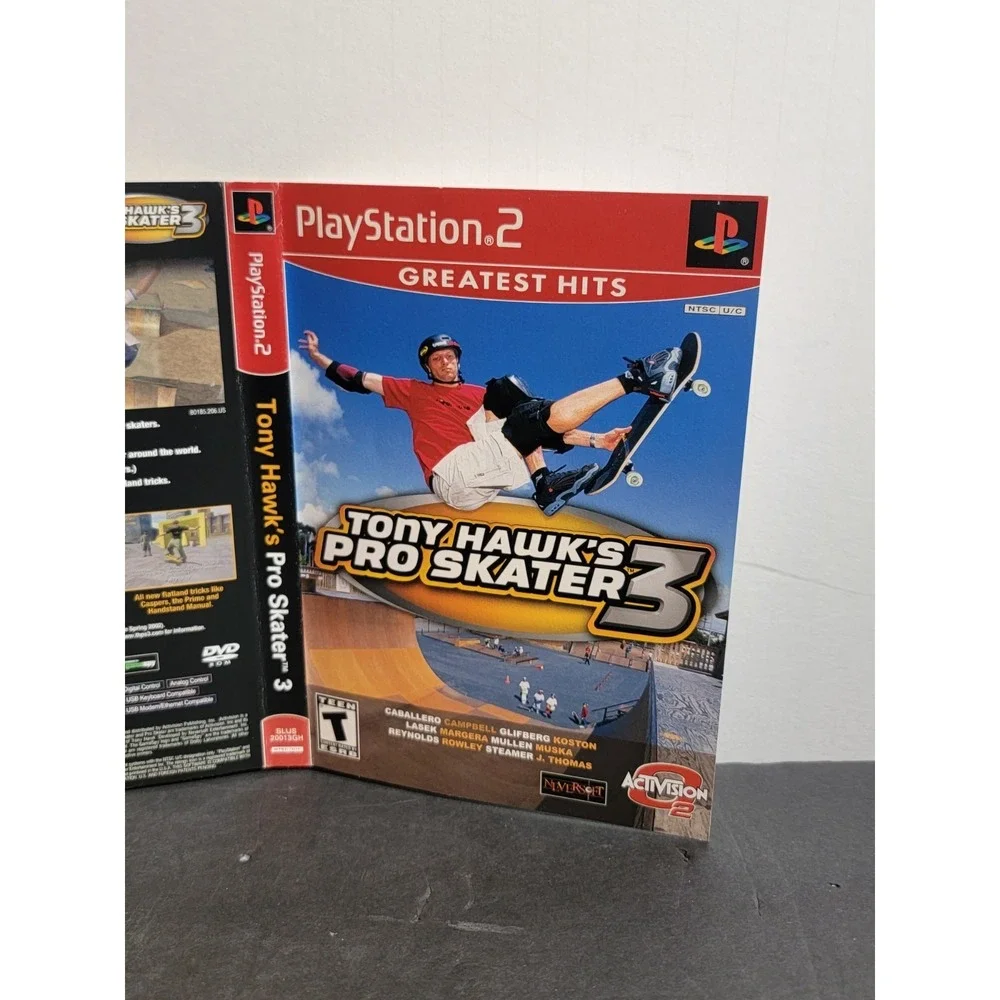 Tony‎ Hawks Pro Skater 3 PS2 Case Insert Only Playstation 2 OEM Excellent